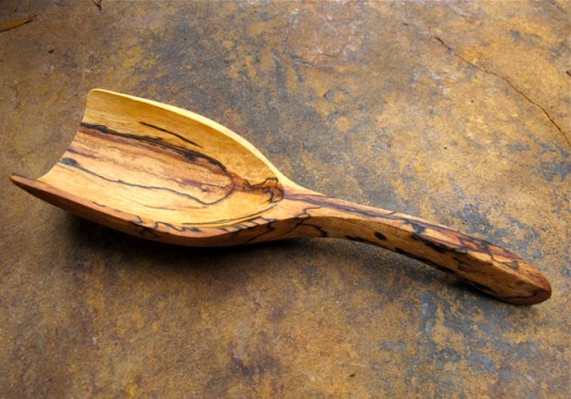 Handmade American sweet gum scoop