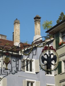 Street Sign Twin Headed Eagle
