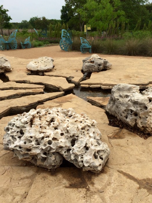 Holey rock installation