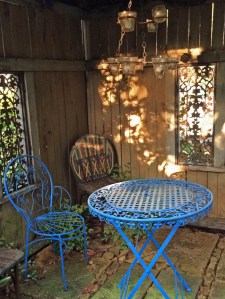 Dappled shade and light