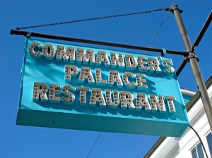 Commander's Palace Restaurant Sign
