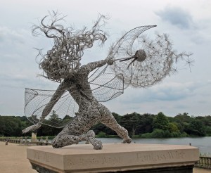 Fantasy Wire Fairy Sculpture Wishes. Product is copyright Robin Wight of Fantasy Wire - all rights reserved