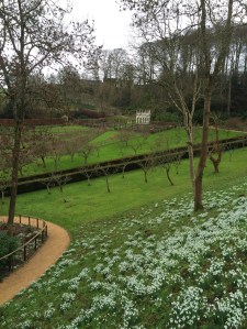 Rococo Garden in snowdrop season