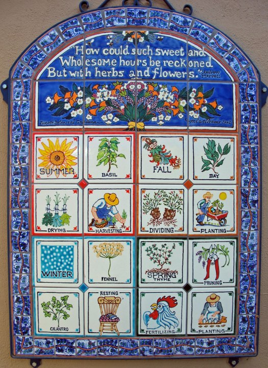 Seasons Tiles at Tucson Botanical Gardens