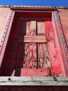 Abandoned Caboose Door