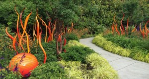 Orange Chihuly Art Glass