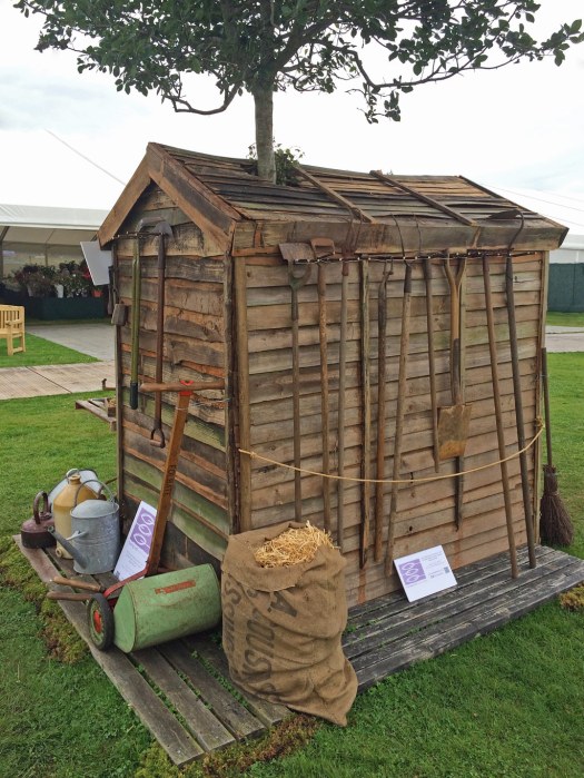 The outside view of the Outside-In shed