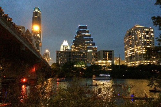 Bat vigil in Austin, Texas
