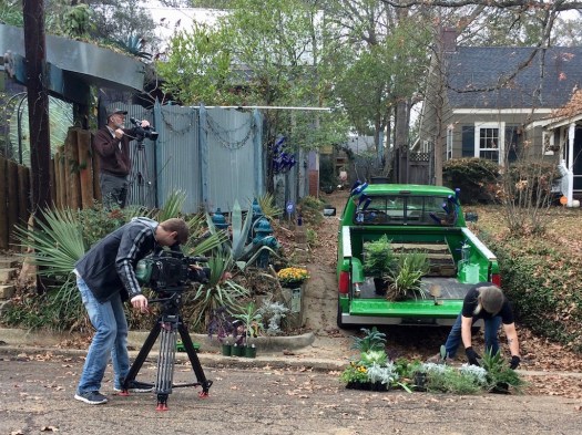 Planting the truck garden