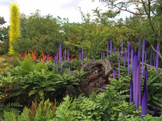 Art Glass With Fallen Log