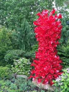 Red Chihuly Art Glass