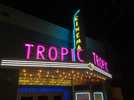 Key West Tropic Cinema neon sign