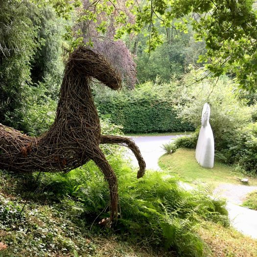 Broomhill Art Hotel garden