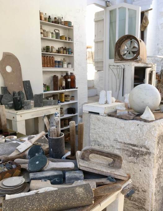 Barbara Hepworth's St Ives studio with tools