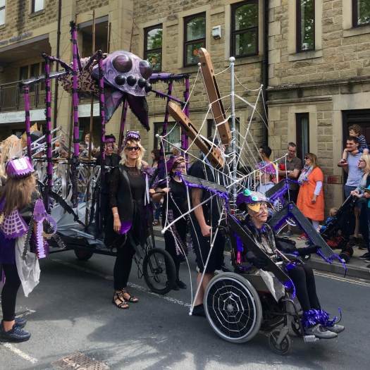 Carnival spider and web