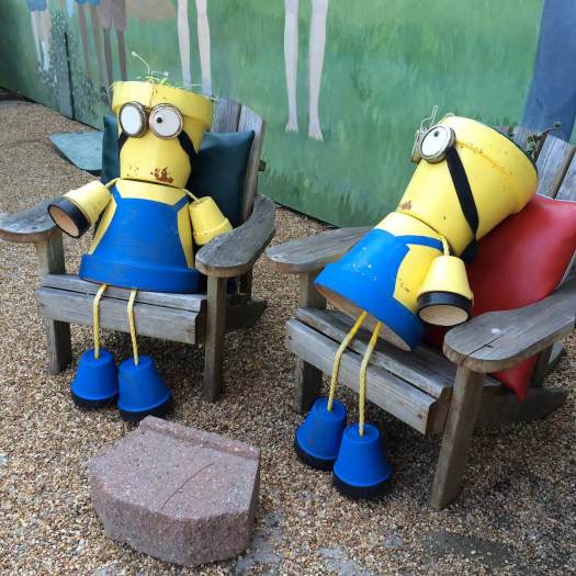 Flower pot minions