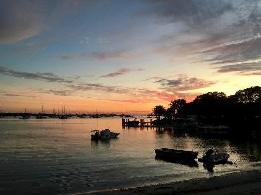 Sarasota jetty at sunset