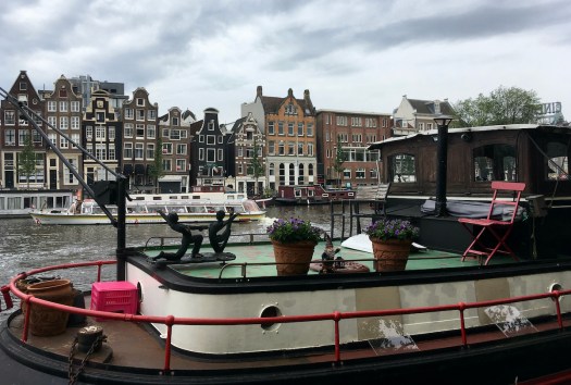 Houseboat in Amsterdam