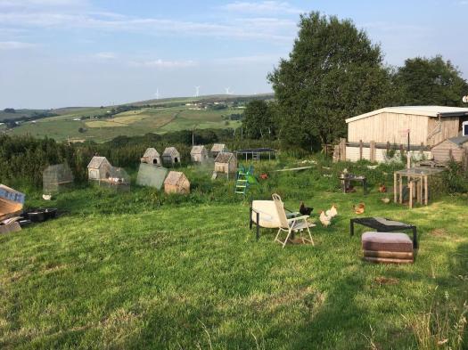 Hen houses in Hoddlesden