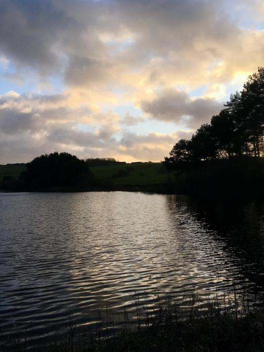 Reservoir at dusk