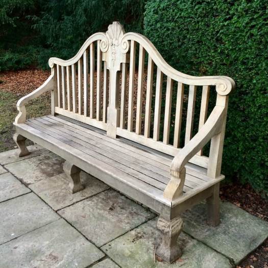 Bench at Fountains Abbey and Studeley Royal Water Garden