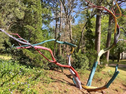 Painted juniper tree snag by Bill Taylor