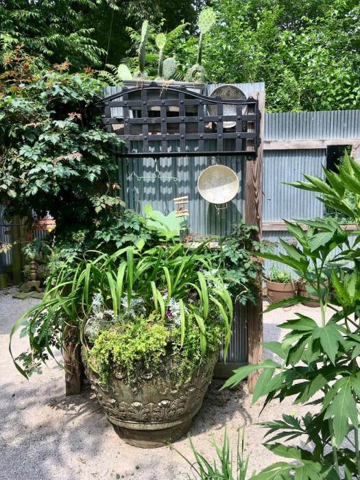 Back yard installation, 7th Cooper-Young garden walk