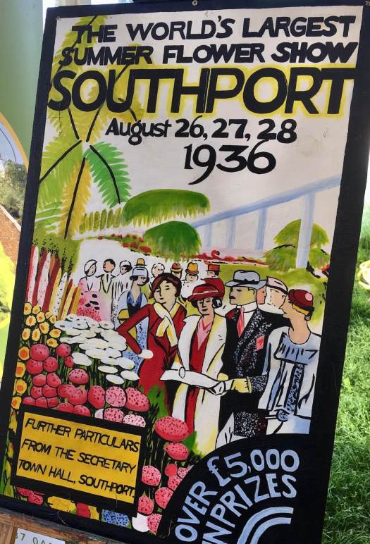 Southport flower show poster 1936