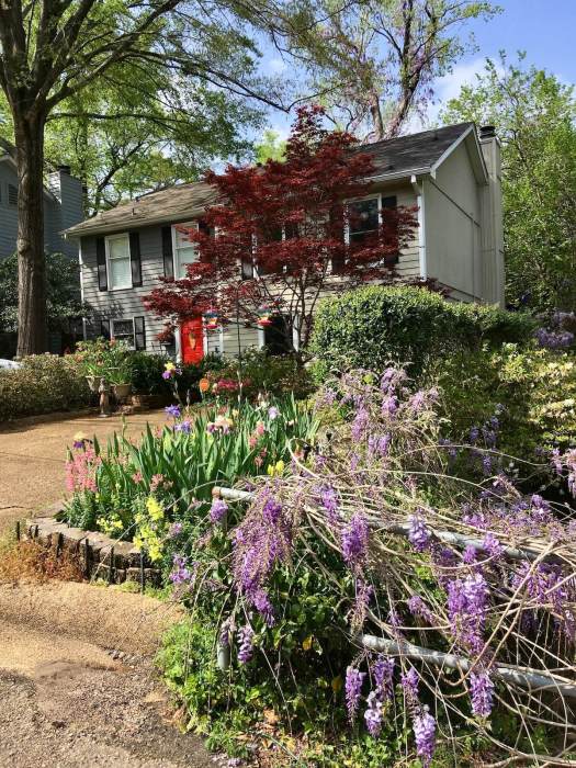 House and garden in Mississippi