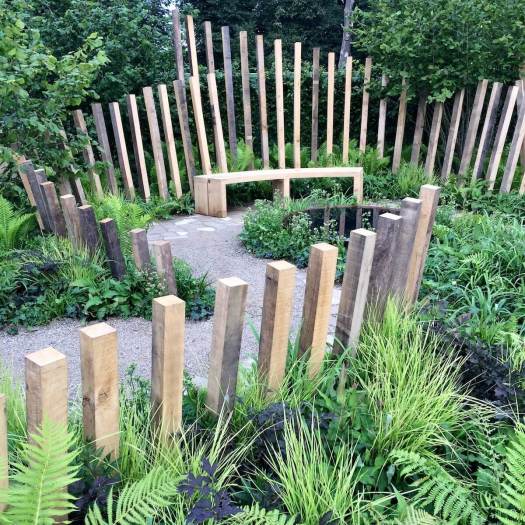 Calm in Chaos garden fence