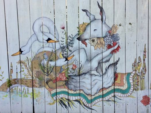 Katherine Rutter mural, Bernice gardens