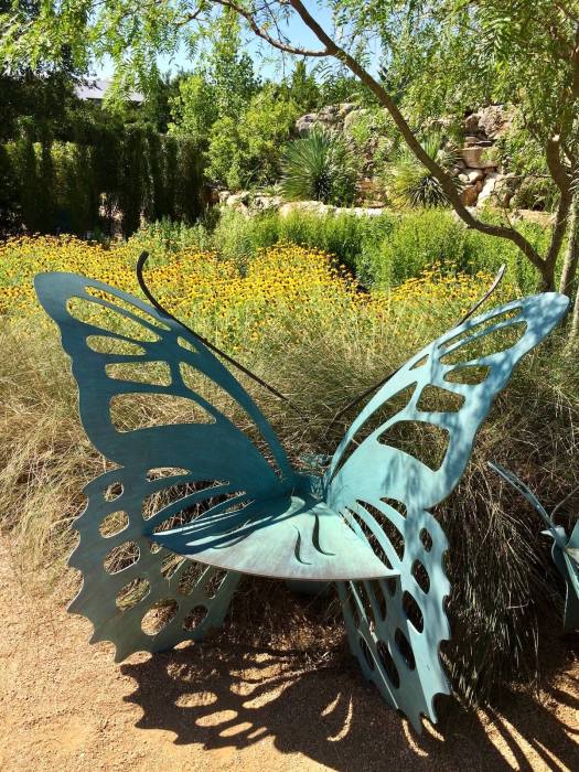 Butterfly seat, Lady Bird Johnson Wildflower Center